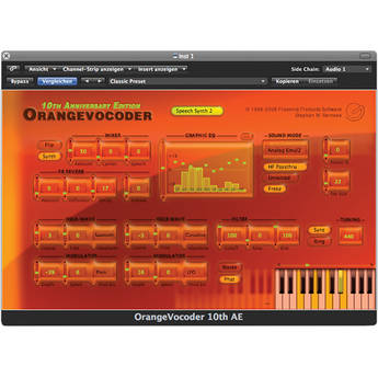 Prosoniq Orange Vocoder Plug-In (Native, Audio Units)