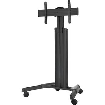 Chief LPAU Series Large Fusion Manual Height Adjustable Mobile AV Cart (Black)