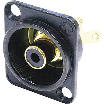 Neutrik NF2D-B-0 Phono (RCA) Female Chassis Connector