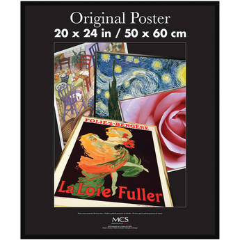 MCS Original Poster Frame with Masonite Back (Black, 20 x 24")
