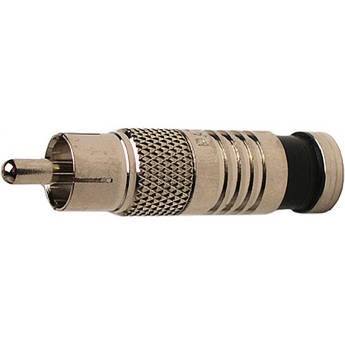 Platinum Tools RCA-Type Nickel SealSmart Coaxial Compression RG6 Connector (25 Pieces Bulk Packaging)