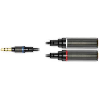 IK Multimedia 23.6" Mono Output Splitter Cable - 1/8" Male Jack to 2x 1/4" Female Jacks