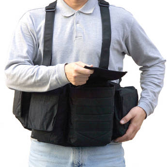 Newswear Men's Digital Chestvest (Black)