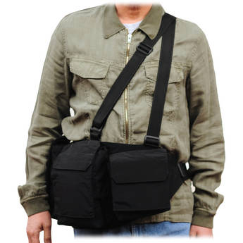 Newswear Men's Foul Weather Digital Chestvest (Black)