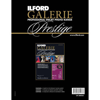 Ilford GALERIE Gold Fibre Silk Paper Sample Pack (8.5 x 11", 5 Sheets)