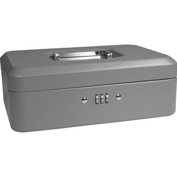 Barska 10" Cash Box with Combination Lock (Gray)