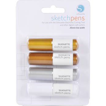 Silhouette Sketch Pen Metallic Pack (4 Pens)