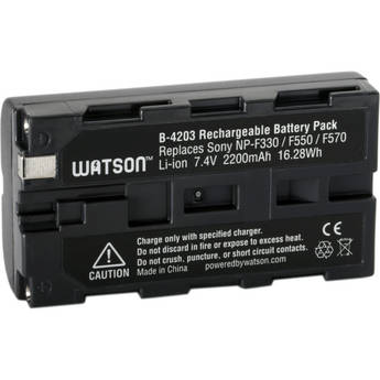 Watson NP-F550 Lithium-Ion Battery Pack (7.4V, 2200mAh)
