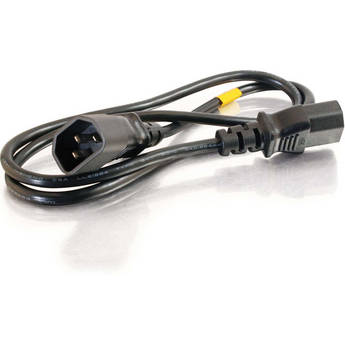 C2G 8' 16 AWG 250V Power Extension Cord (IEC320C14 to IEC320C13, Black)