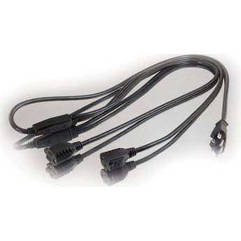 C2G 16 AWG 1-to-2 Power Cord Splitter NEMA 5-15P to 2 NEMA 5-15R (6')