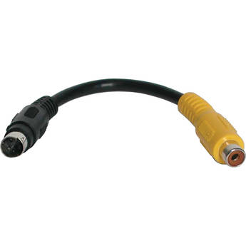 StarTech Composite Female to S-Video Male Adapter Cable (6")