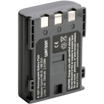 Watson NB-2LH Lithium-Ion Battery Pack (7.4V, 700mAh)