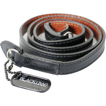 Black Label Bag M3 Style Leather Strap (Black / Pebbled Brown)