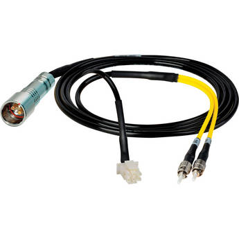 Camplex 6' Lemo PUW to Duplex ST Fiber & 6-Pin AMP Power Inline Breakout Cable