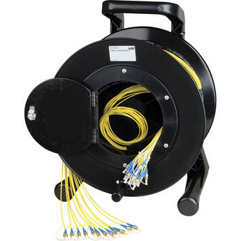 Camplex Duplex ST Single-Mode Fiber Optic Tactical Snake Reel (1250')
