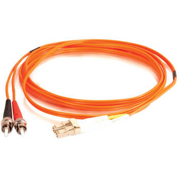 Camplex Duplex ST to Duplex LC Multimode Fiber Optic Patch Cable (3.28', Orange)
