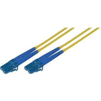 Camplex Duplex LC to Duplex LC Singlemode Fiber Optic Patch Cable (Yellow, 6.56')