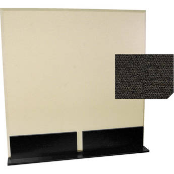 Auralex ProGo Portable Freestanding Acoustic Panel with Floorstands (4 x 4', Obsidian)