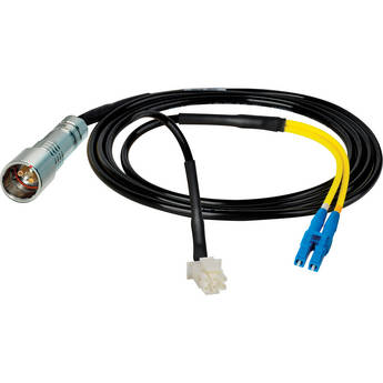 Camplex 50' Lemo PUW to Duplex LC Fiber & 6-Pin AMP Power Inline Breakout Cable