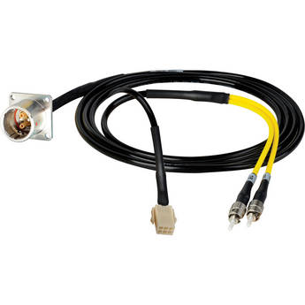 Camplex 6' Lemo PBW to Duplex ST Fiber & 6-Pin AMP Power Inline Breakout Cable
