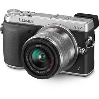 Panasonic Lumix DMC-GX7 Mirrorless Micro Four Thirds Digital Camera with 14-42mm f/3.5-5.6 Lens (Silver)