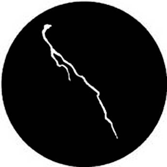 Rosco Steel Gobo #7178 - Lightning 1