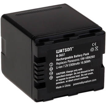 Watson VW-VBN260 Lithium-Ion Battery Pack (7.2V, 2300mAh)