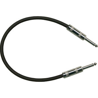 RapcoHorizon G1 Instrument Cable 1/4 to 1/4" TS (1', Black)