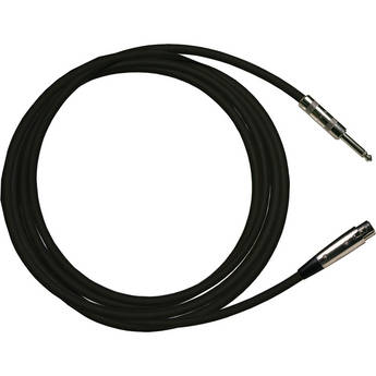 RapcoHorizon HZ Microphone Cable with XLR Female to 1/4" Male Connectors (15', Black)