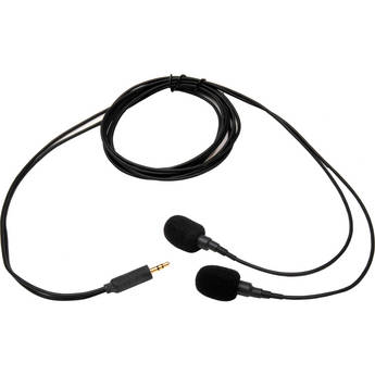 Microphone Madness MM-MCSM-5 Miniature Cardioid Stereo Microphones (20 to 20,000 Hz,Black)