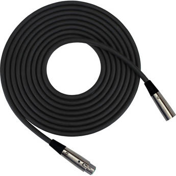 RapcoHorizon SM1-25 XLR Female to XLR Male Microphone Cable (25', Black)