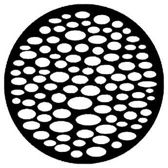 Rosco Steel Gobo #7569 - Elipses - Size E