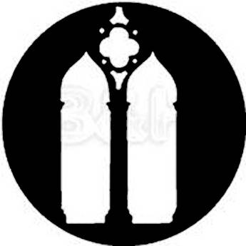 Rosco Steel Gobo #7705 - Church Windows