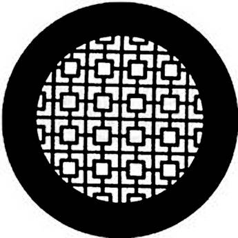 Rosco Steel Gobo #7740 - Chinese Screen - Size B
