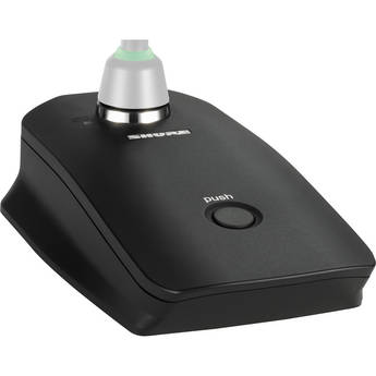 Shure MXW8 Desktop Gooseneck Base Transmitter for Microflex Wireless Systems (Black)