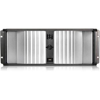 iStarUSA D Storm Series D-400SEA-SL 4U Compact Stylish Rack Mountable Chassis with Silver Bezel