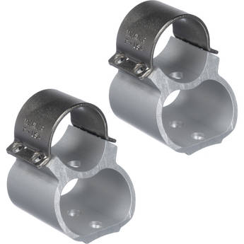 Weaver Steel Lock Mount See-Thru Riflescope Rings for 1" Ruger 10/22 (Stainless Steel)