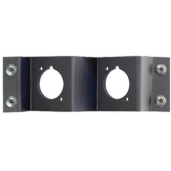 Neutrik NZPFD-2 Z-Panel Frame Plate with 2 D-Size Knockouts