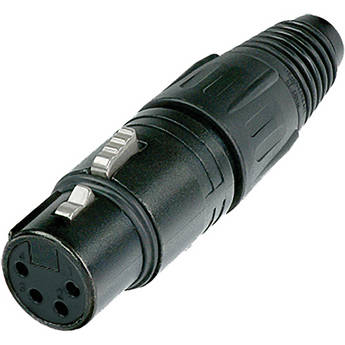 NC4FX-B 4-Pin XLR Female Connector