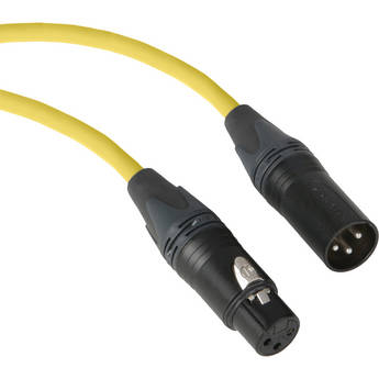 Kopul Premium Performance 3000 Series Neutrik XLR Male to XLR Female Microphone Cable (10', Yellow)