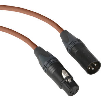 Kopul Premium Performance 3000 Series Neutrik XLR Male to XLR Female Microphone Cable (25', Brown)