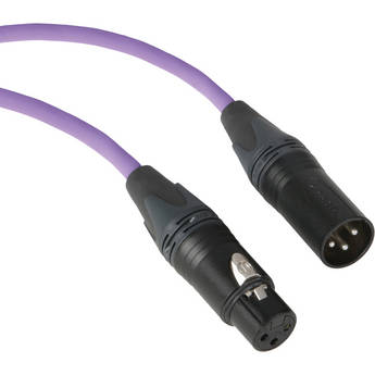 Kopul Premium Performance 3000 Series Neutrik XLR Male to XLR Female Microphone Cable (25', Violet)