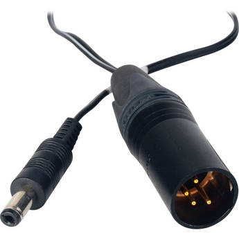 Laird Digital Cinema 2.5mm DC to XLR 4-Pin Power Cable for Blackmagic Cameras (3')