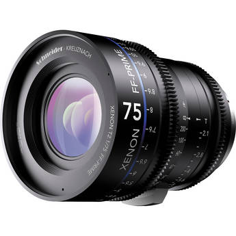 Schneider Xenon FF 75mm T2.1 Lens with ARRI PL Mount (Feet)