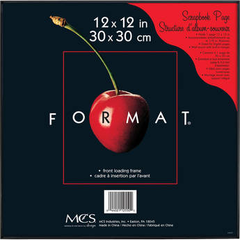 MCS Format Frame (Black, 12 x 12")