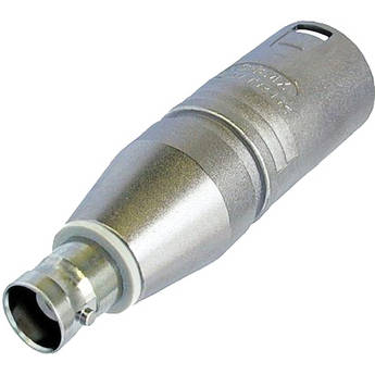3-Pole XLR Male to BNC Female Adapter