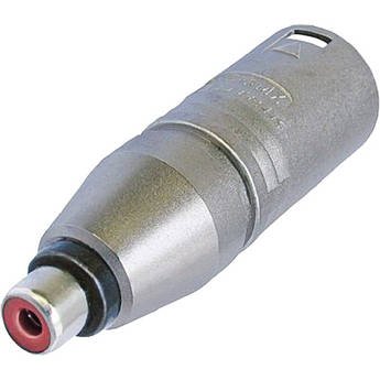 3-Pole XLR Male to RCA Female Adapter