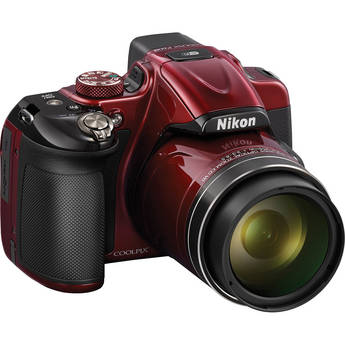 Nikon COOLPIX P600 Digital Camera (Red)