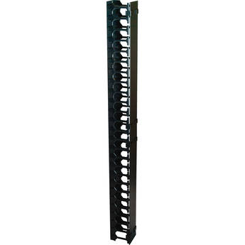 Video Mount Products Vertical Cable Management (27 Rack Spaces, Black)
