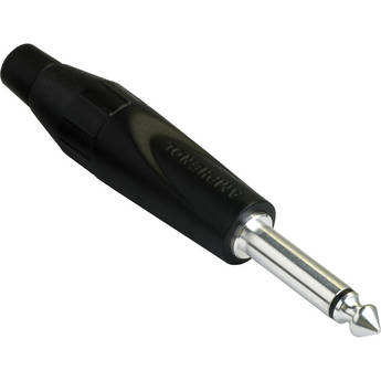 Amphenol T-Series 1/4" Mono Cable Connector (Black)